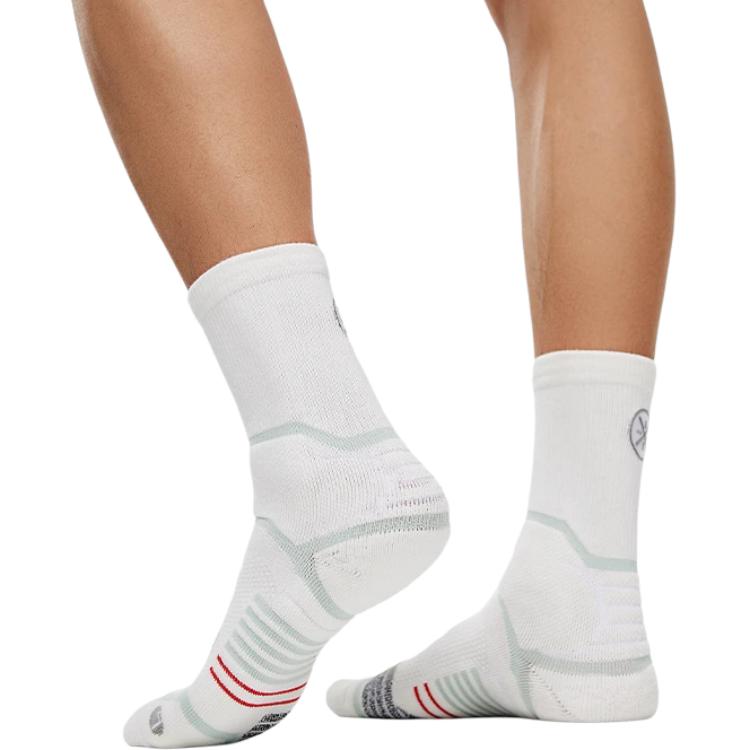 Li Ning Basketball Socks Men’s 1 Pack White
