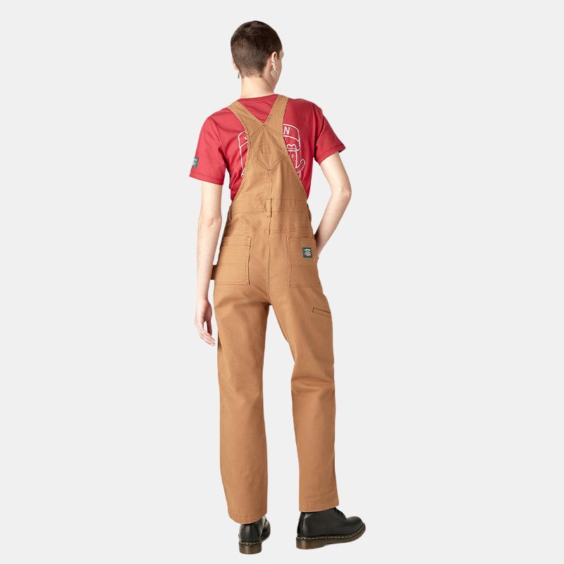 Женский комбинезон Dickies x JAMESON Logo (светло-коричневый) — фото 5