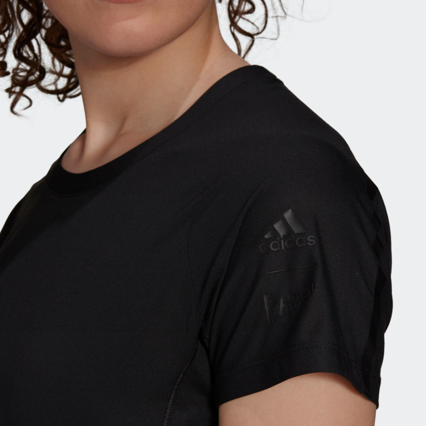 Женская футболка adidas T (черная) — фото 5