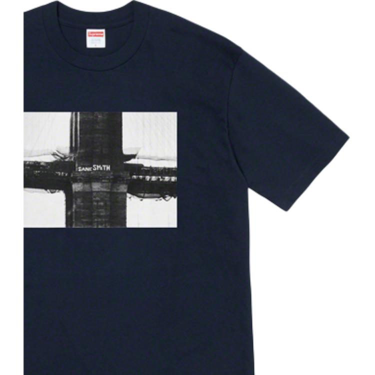 Футболка Supreme FW19 (военно-морской) — фото 3