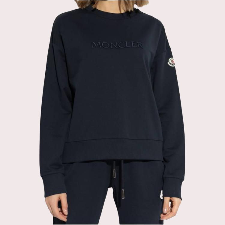 Женская худи Moncler FELPA (синий) — фото 3