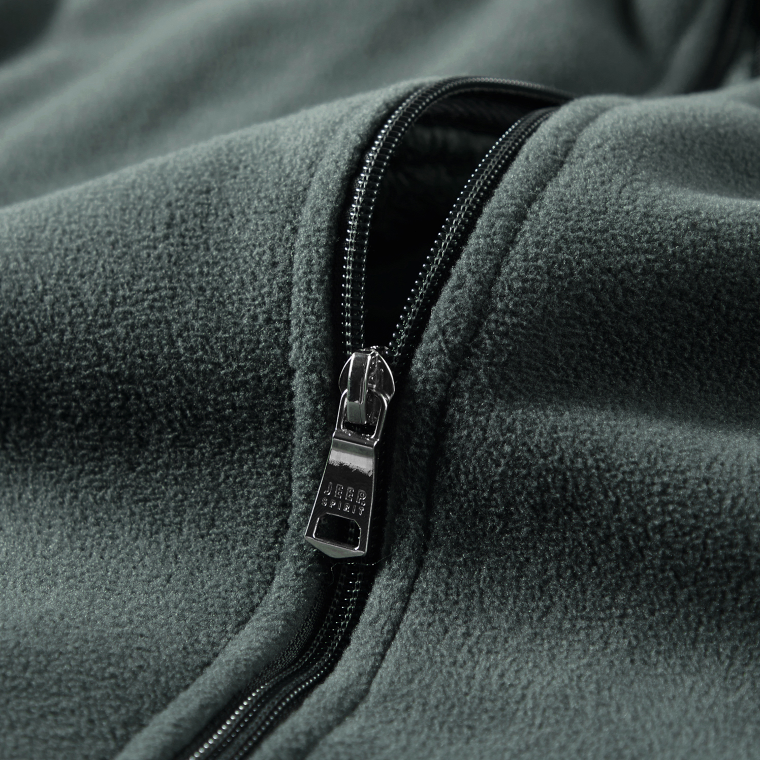 JEEP SPIRIT Casual Sportswear Unisex Stand Collar Thickened And Fleece Lined