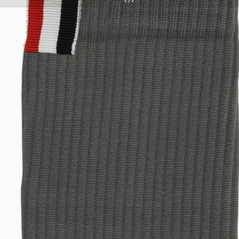 THOM BROWNE· Crew Socks Women’s 1 Pack Gray