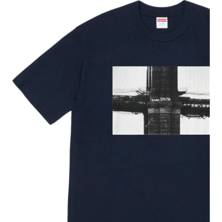 Футболка Supreme FW19 (военно-морской) — фото 4