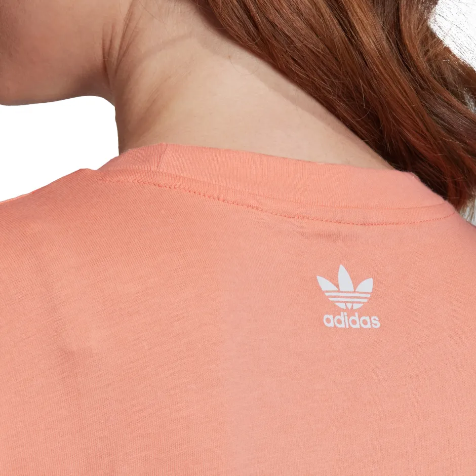 Женская футболка adidas Originals (розовая) — фото 6