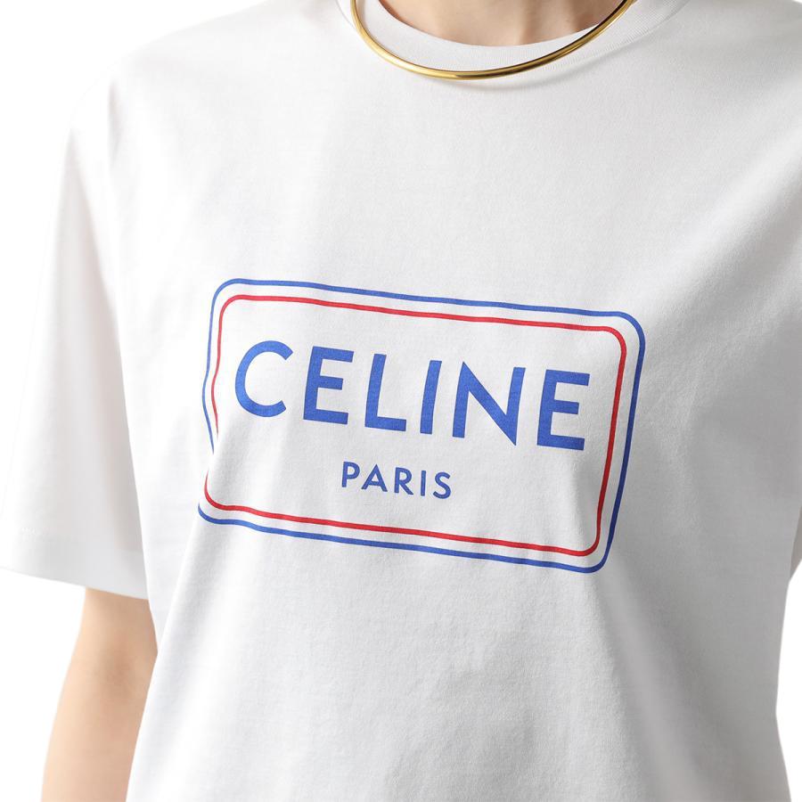 Женская футболка CELINE (белый) — фото 9