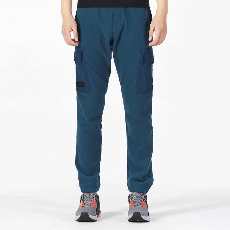 Under Armour Utility Sports Pants Men’s Light Gray Blue Thickened