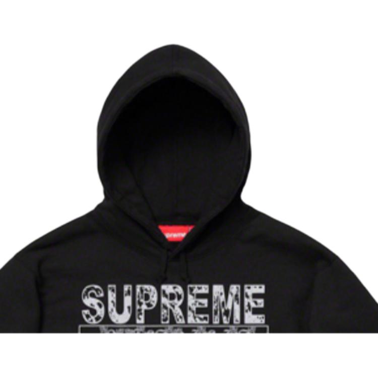 Худи Supreme FW19 Week 2 Doves Hooded Sweatshirt (черная) — фото 4