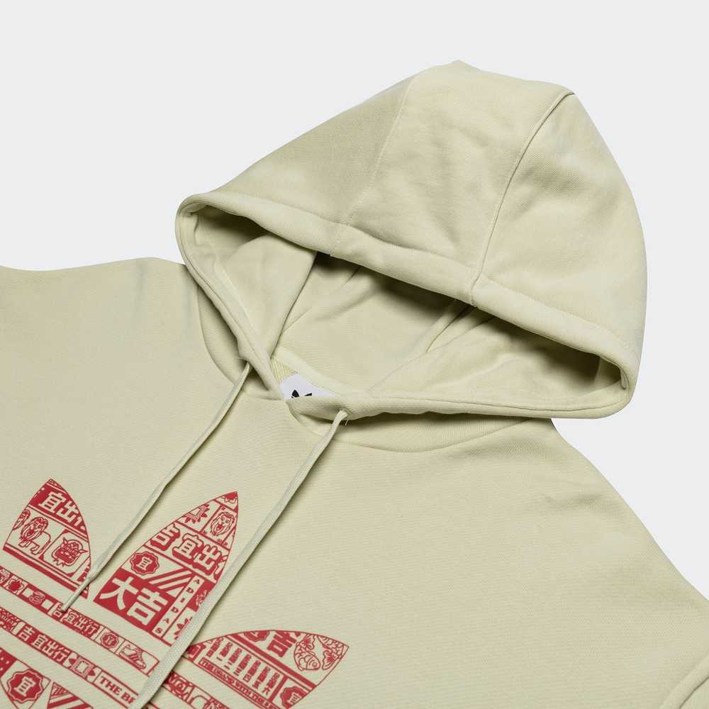 Мужское худи adidas originals Logo (зеленое) — фото 3