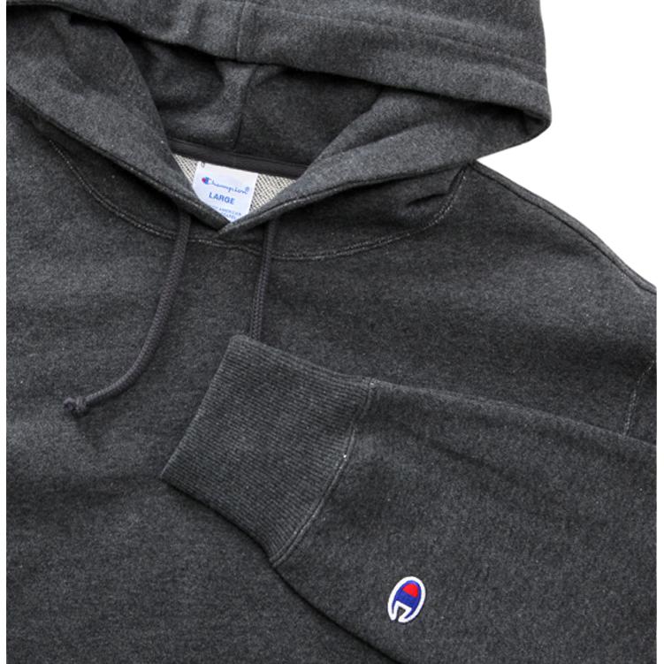Худи Champion Mini Logo Hoodie (темно-серая) — фото 3