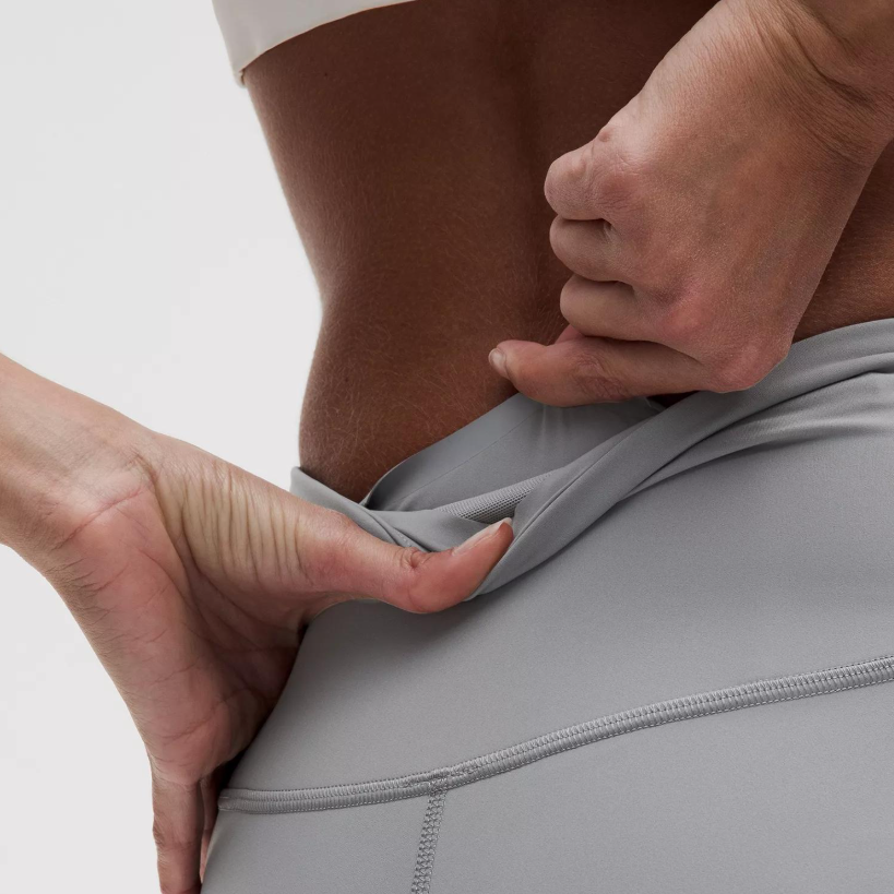 Lululemon Leggings 28′ Women’s Rhinoceros Gray