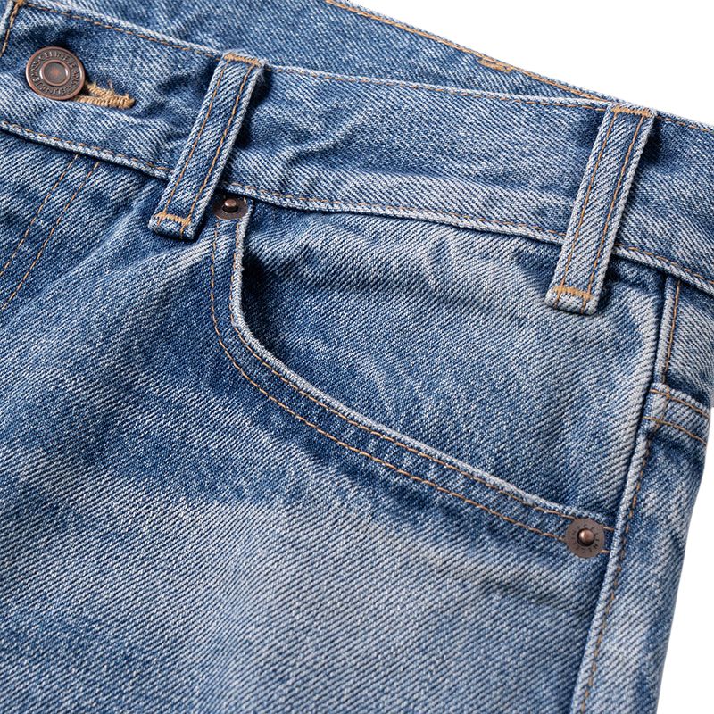 Мужские штаны CELINE (светло-синие) — Washed — фото 3