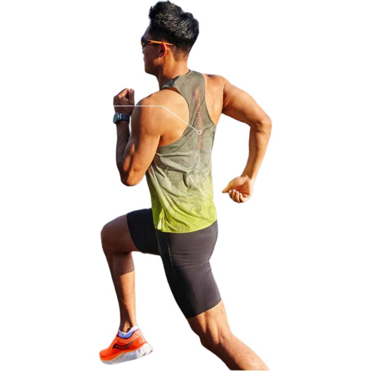 Saucony Running Tank Top Men’s Green Sole