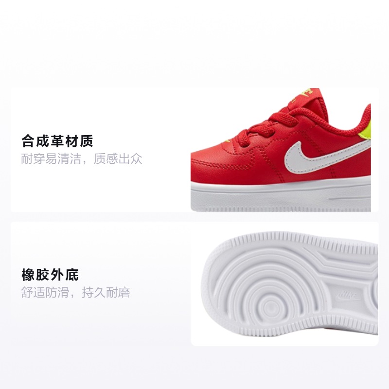 Кеды Nike Air Force 1 18 (красные) — фото 2