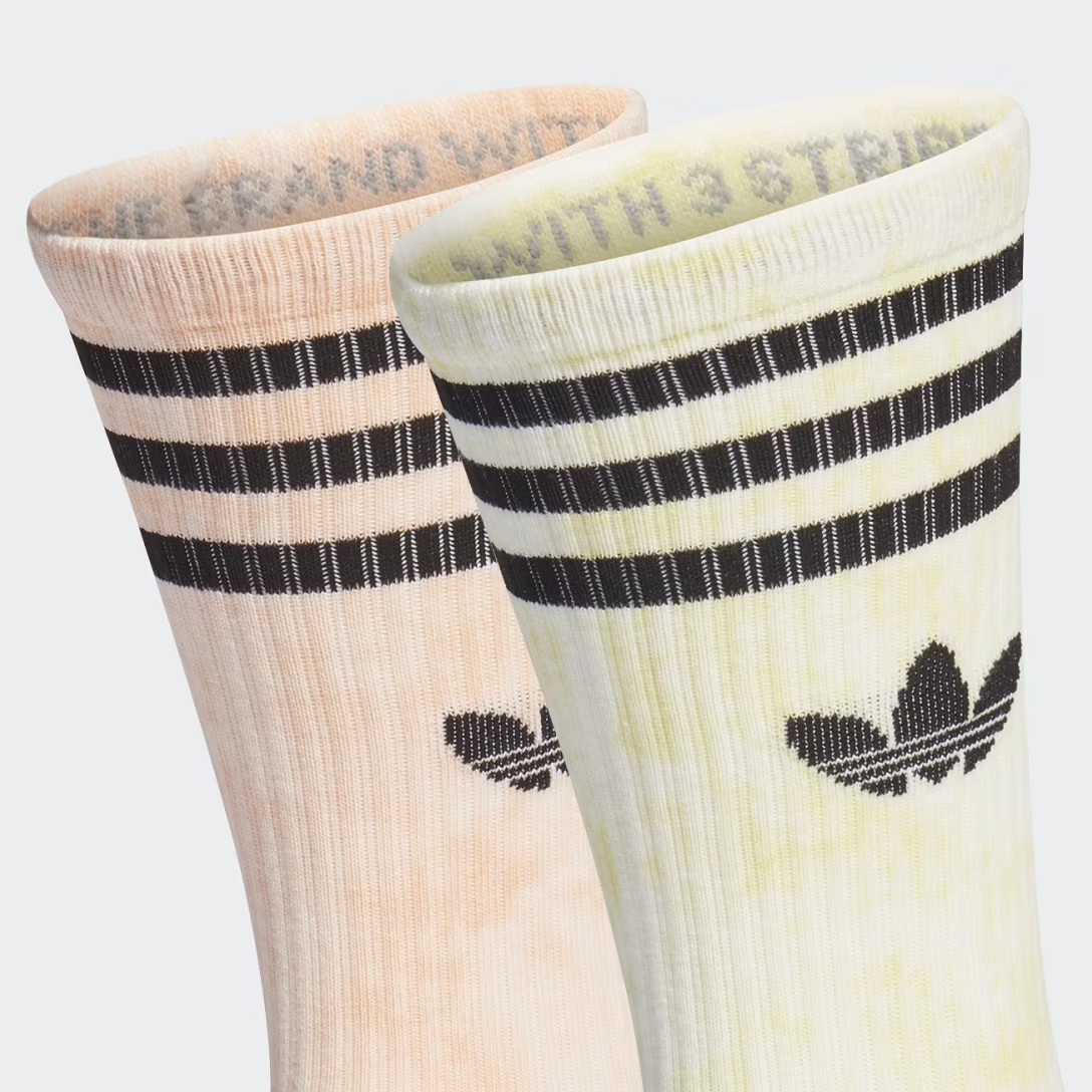 Adidas Originals Tie Dye Crew Socks Unisex 2 Pack