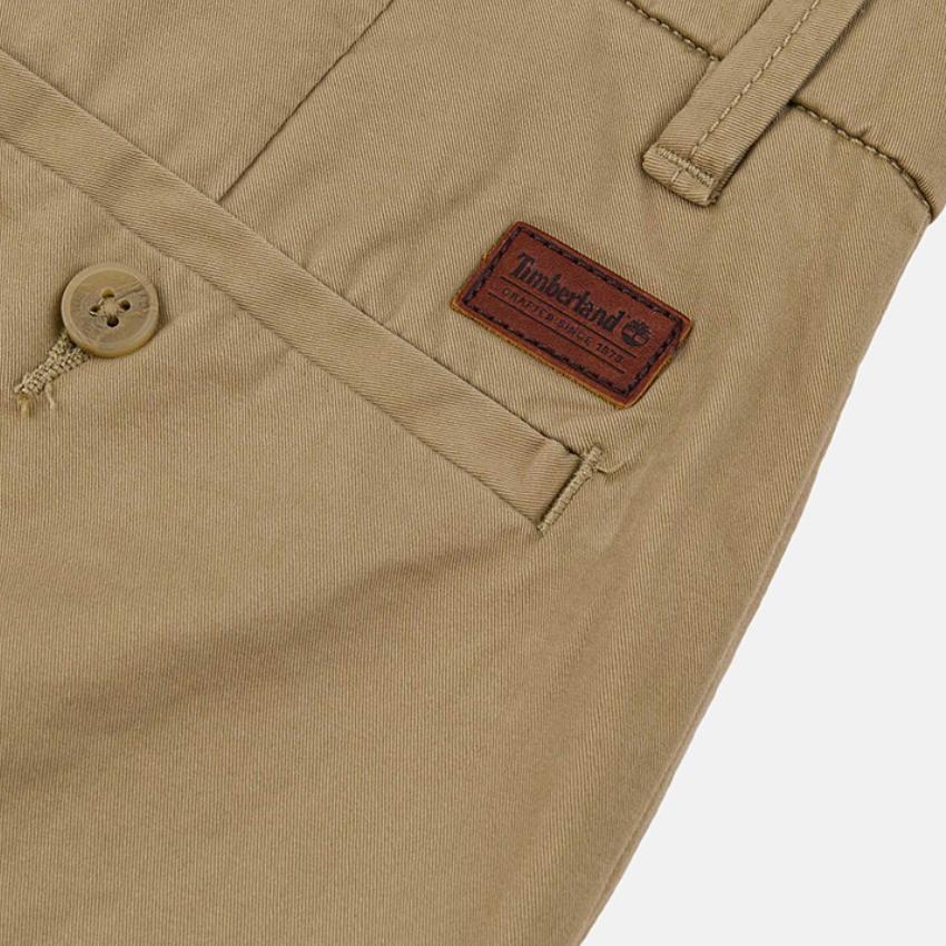 Мужские штаны Timberland AW20 Stretch Chinos (каки) — фото 5