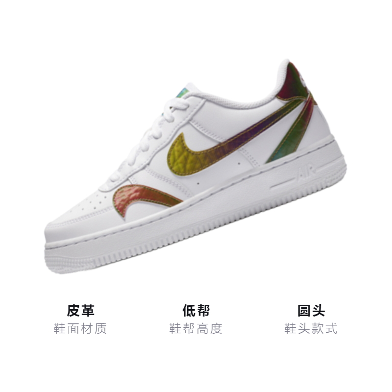 Кеды Nike Air Force 1 (белый) — фото 3