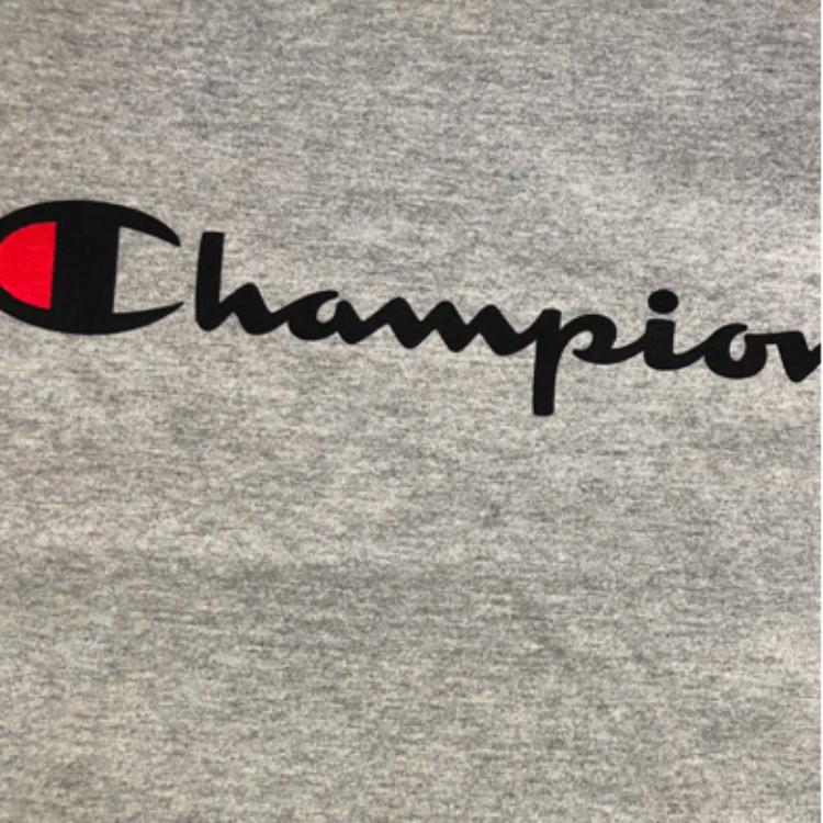футболка Champion logoT (серая) — фото 3
