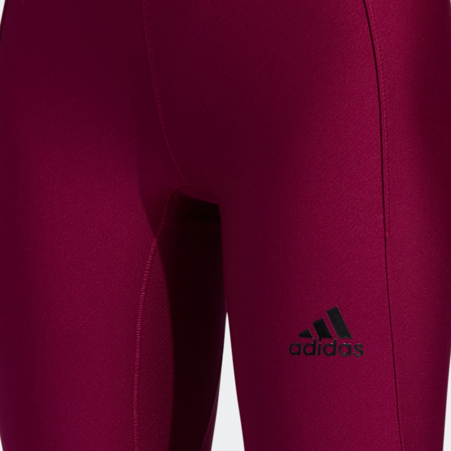 Женские штаны adidas (бордовые) — фото 6