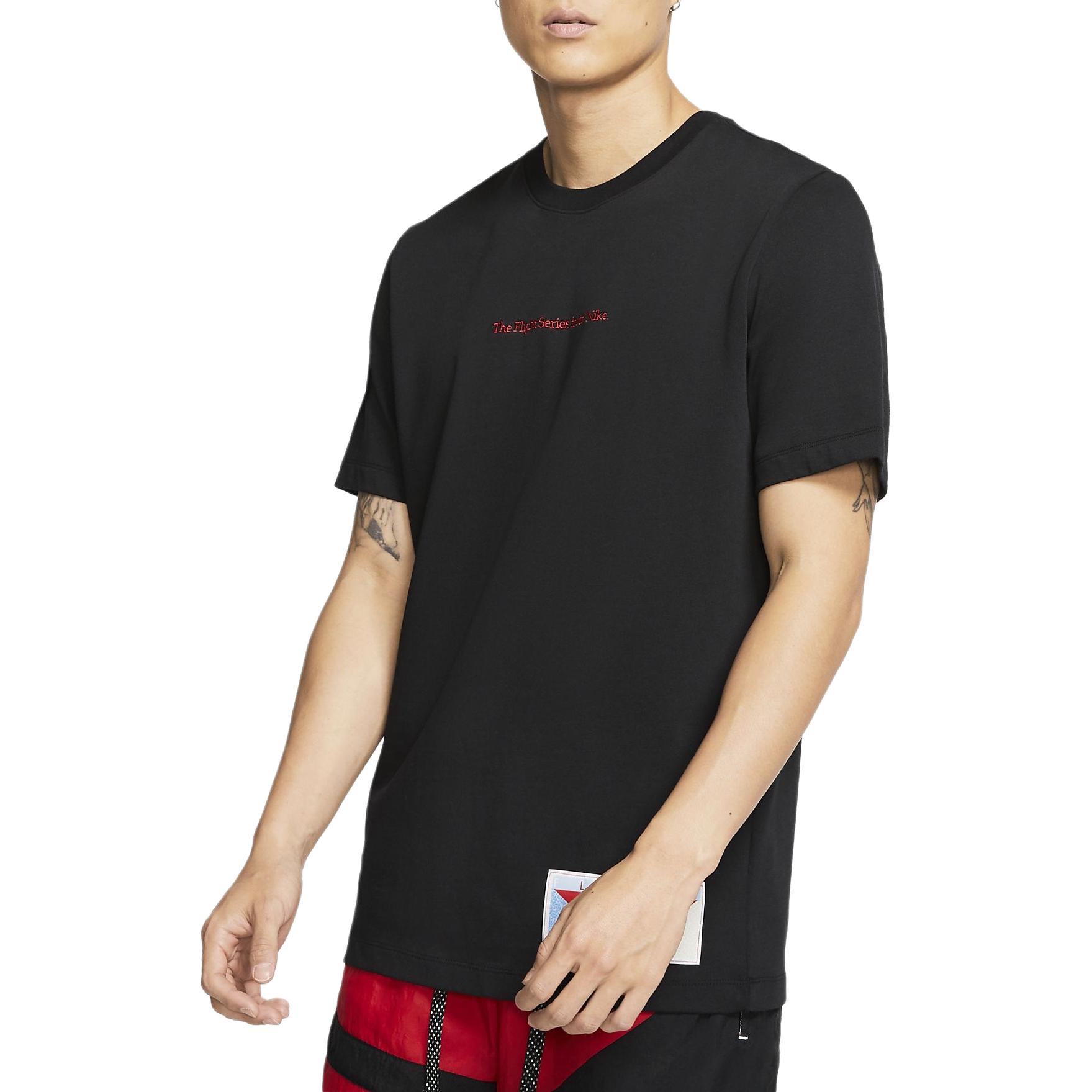 Мужская футболка Nike Flight T (черная) — фото 3