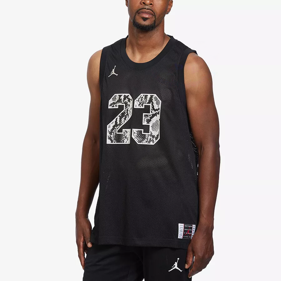 Jordan Basketball Jersey Unisex Black