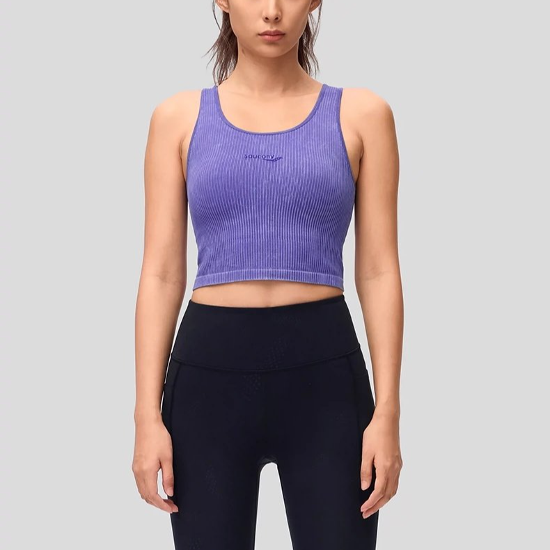 Saucony Running Tank Top Women’s Light Purple Blue