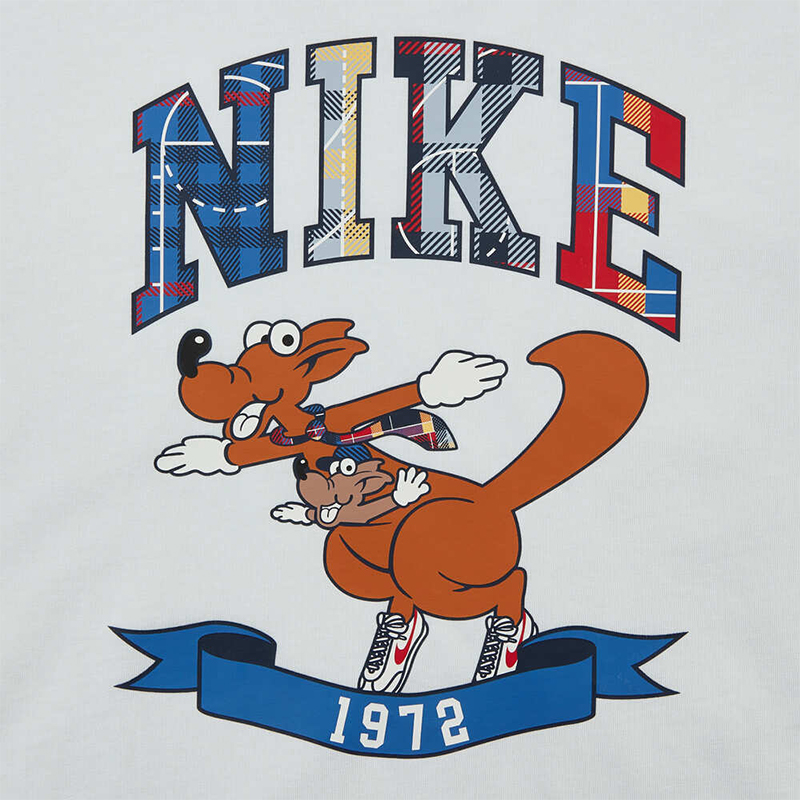 Лонгслив Nike Cartoon Logo (белый) — фото 4