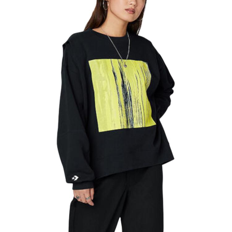 Свитшот Converse Bubble Crew Shapes (черный) — фото 4