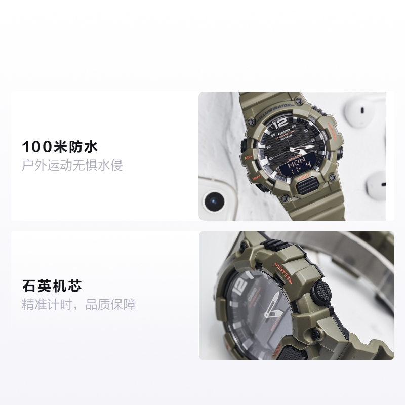 Мужские часы Casio YOUTH (черные) — фото 2