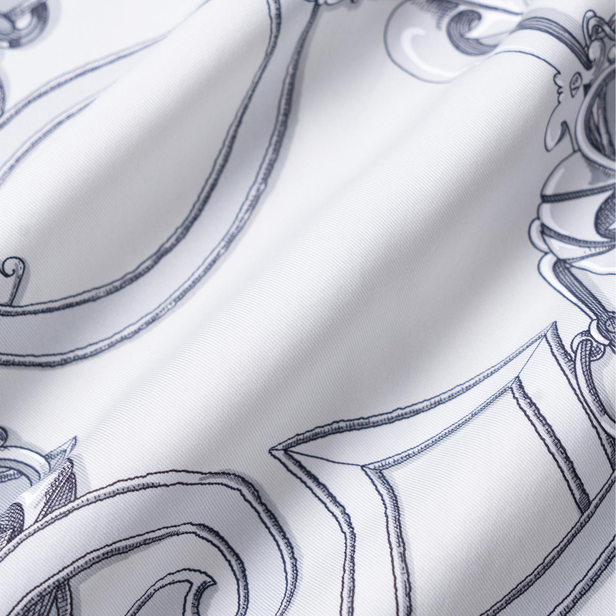 Мужская футболка Hermes SS25 L'Instruction du Roy T (туманный) — фото 6