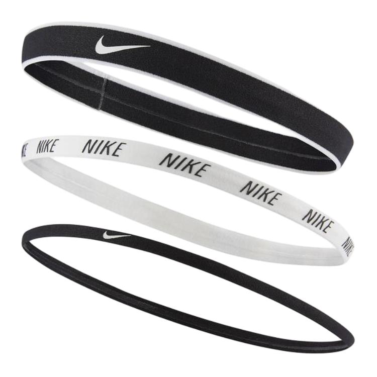 Повязка на голову Nike 3 в 1 (черно-белая) — фото 2