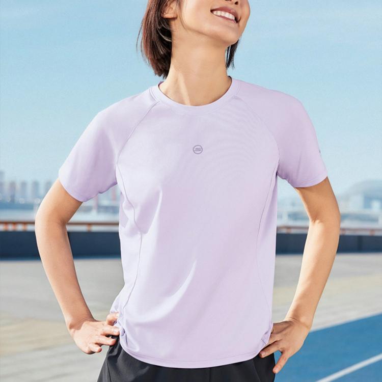 Skechers SS25 Quick Dry T Shirts Women’s Photinia Purple 00FW