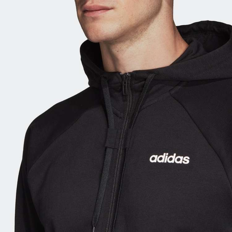 Мужская куртка adidas Спортивная (черная) — фото 4