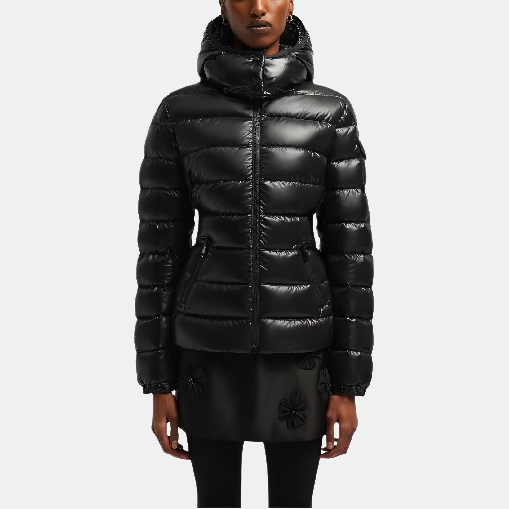 Женская куртка Moncler Bady (черная) — фото 3