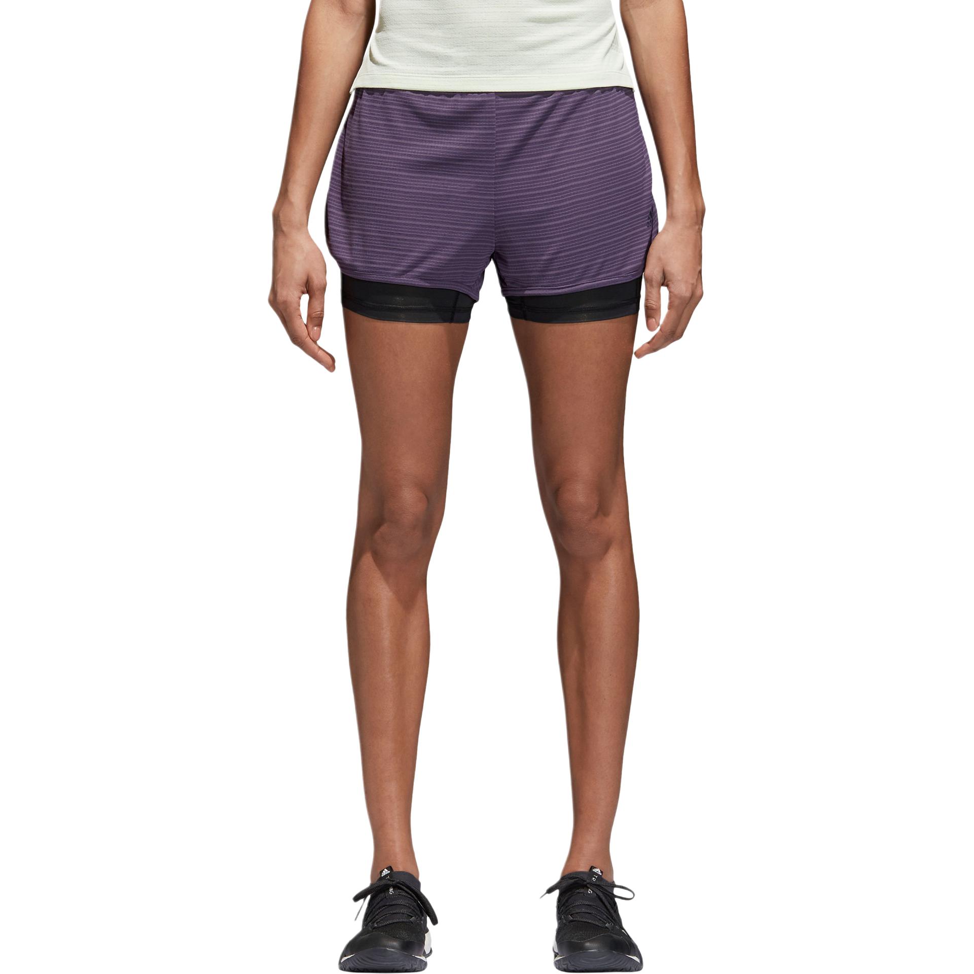 Adidas 2in1 Chil Sports Shorts Women’s Purple