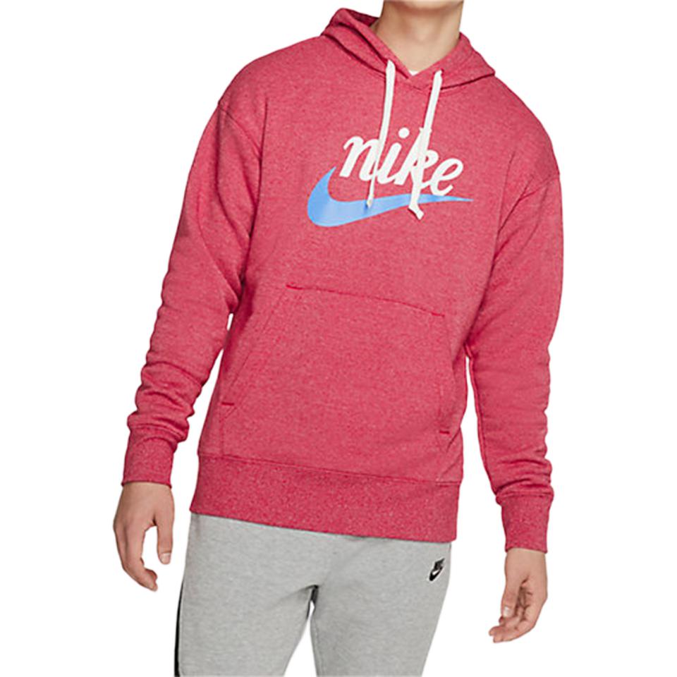Мужское худи Nike Heritage Logo (красное) — фото 3