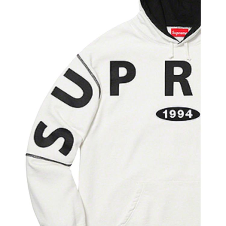 Худи Supreme FW19 logo (белый) — фото 2