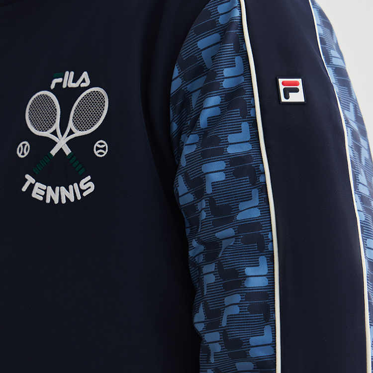 Мужская куртка Fila KIDS (королевский синий) — фото 5