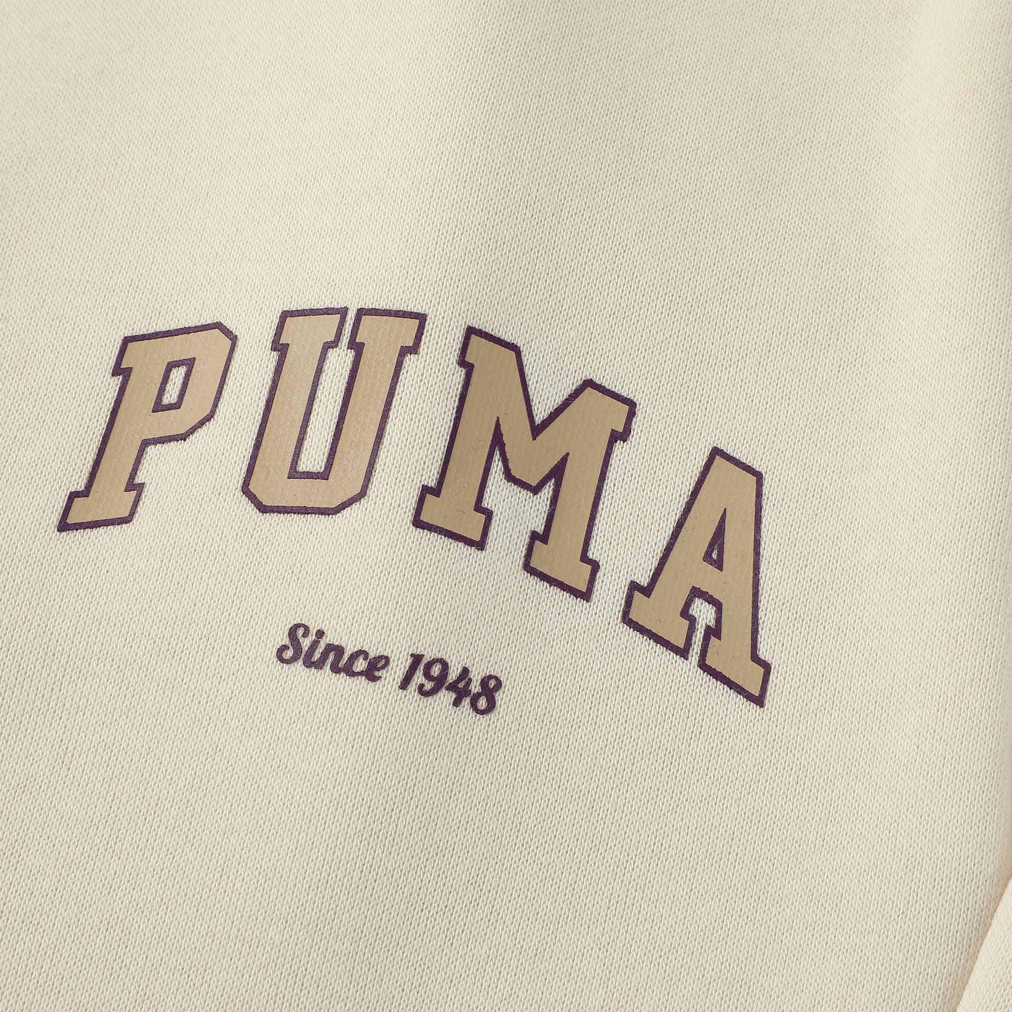 Женские спортивные штаны PUMA Varsity Sweatpants FL W (бежевые) — фото 3