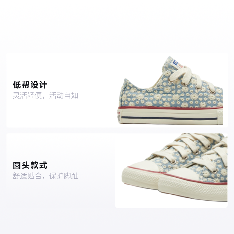 Детские кеды Converse Chuck Taylor All Star (сине-белые) — фото 2