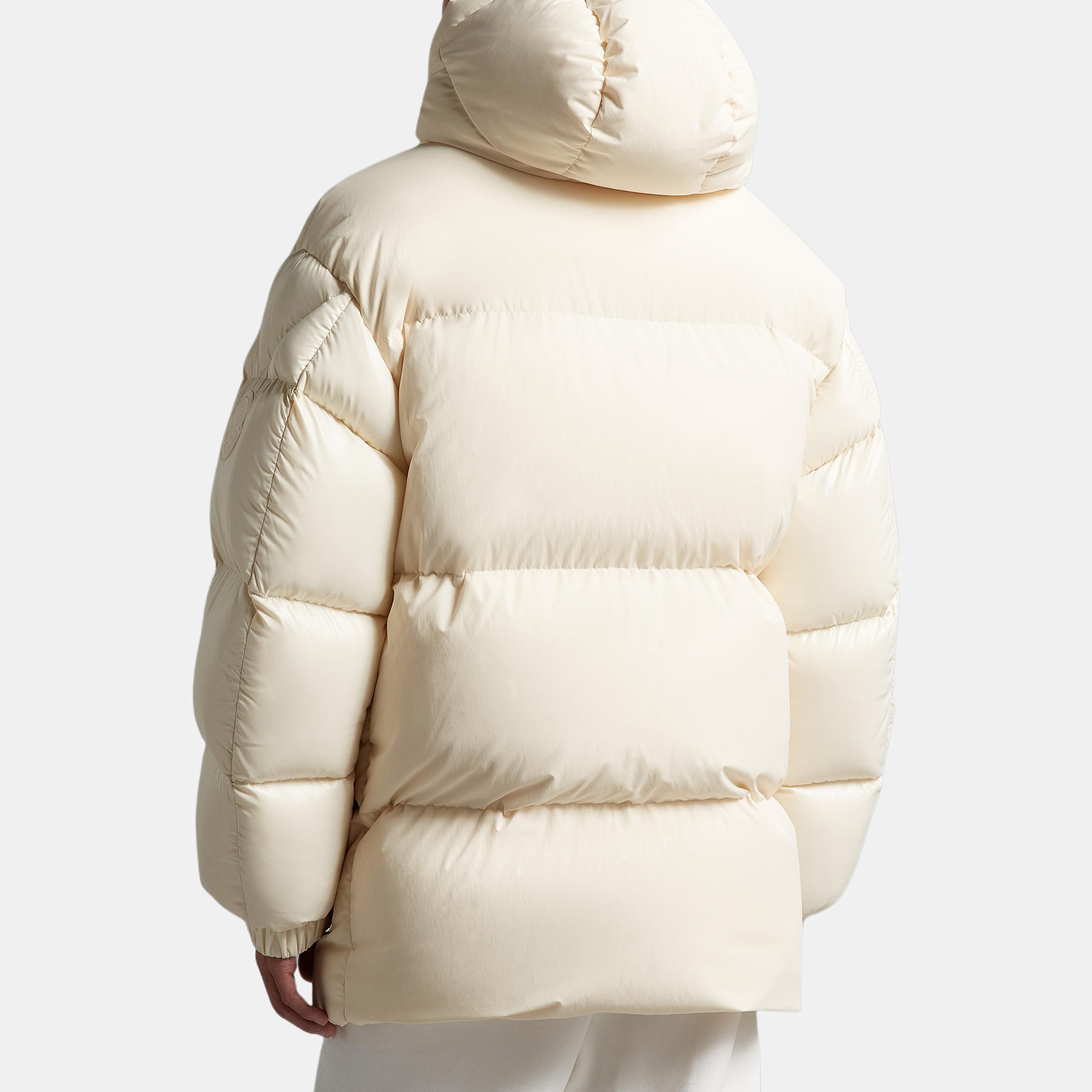 Мужская куртка Moncler (бежевая) — фото 3