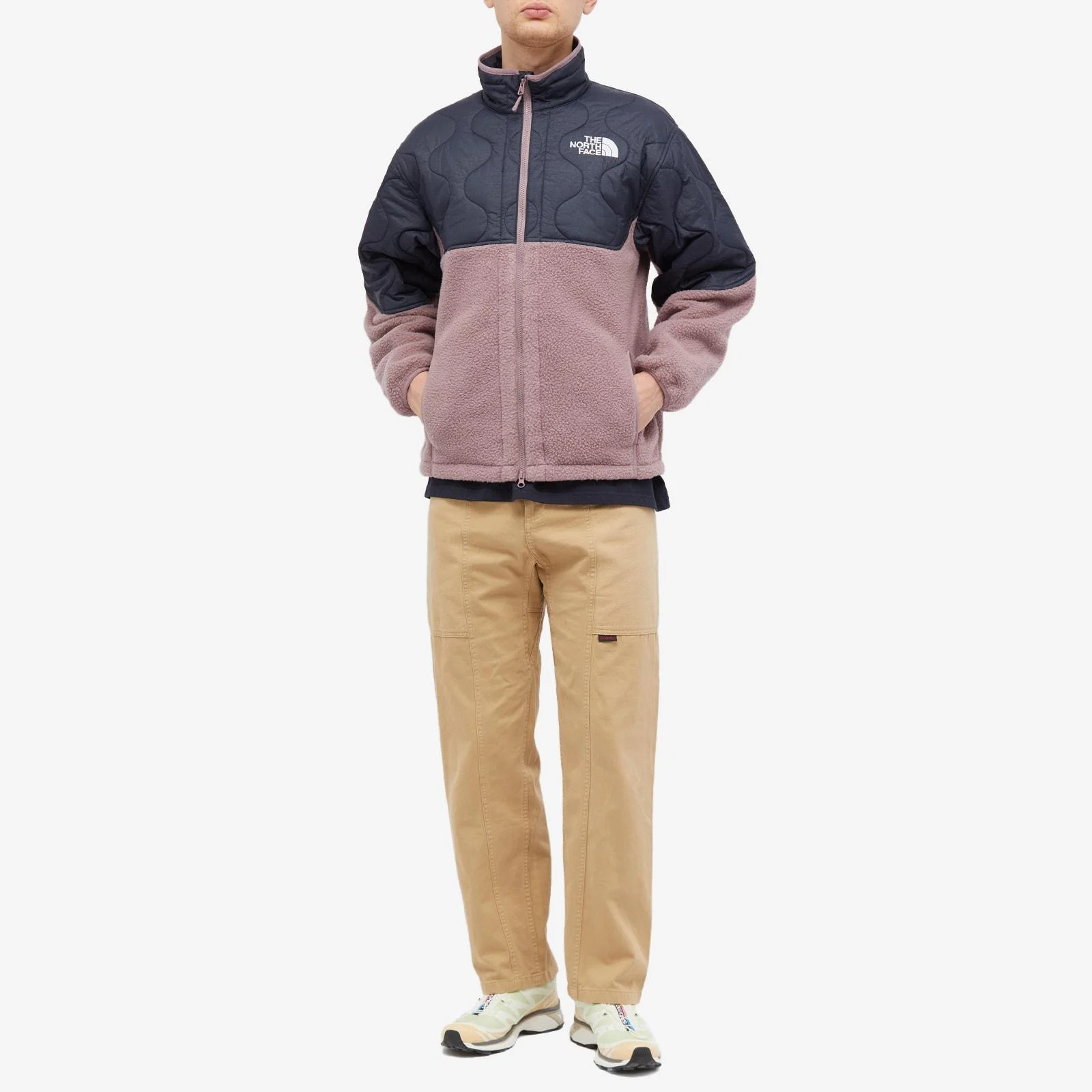 THE NORTH FACE Fleece Clothing Men’s Purple