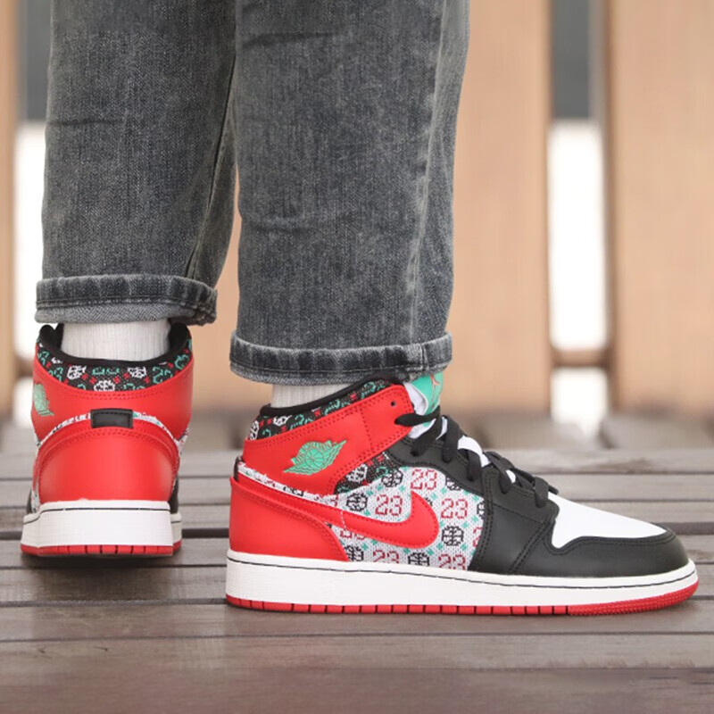 Jordan Air Jordan 1 "Ugly Christmas Sweater" GS
