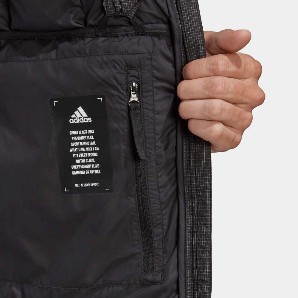 Мужская куртка adidas ZNE DWN JKT (черная) — фото 4