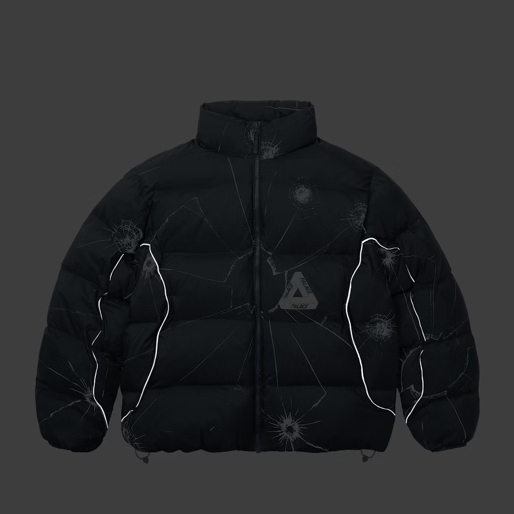 Куртка Palace RIPSTOP PUFFA (черная) — фото 4