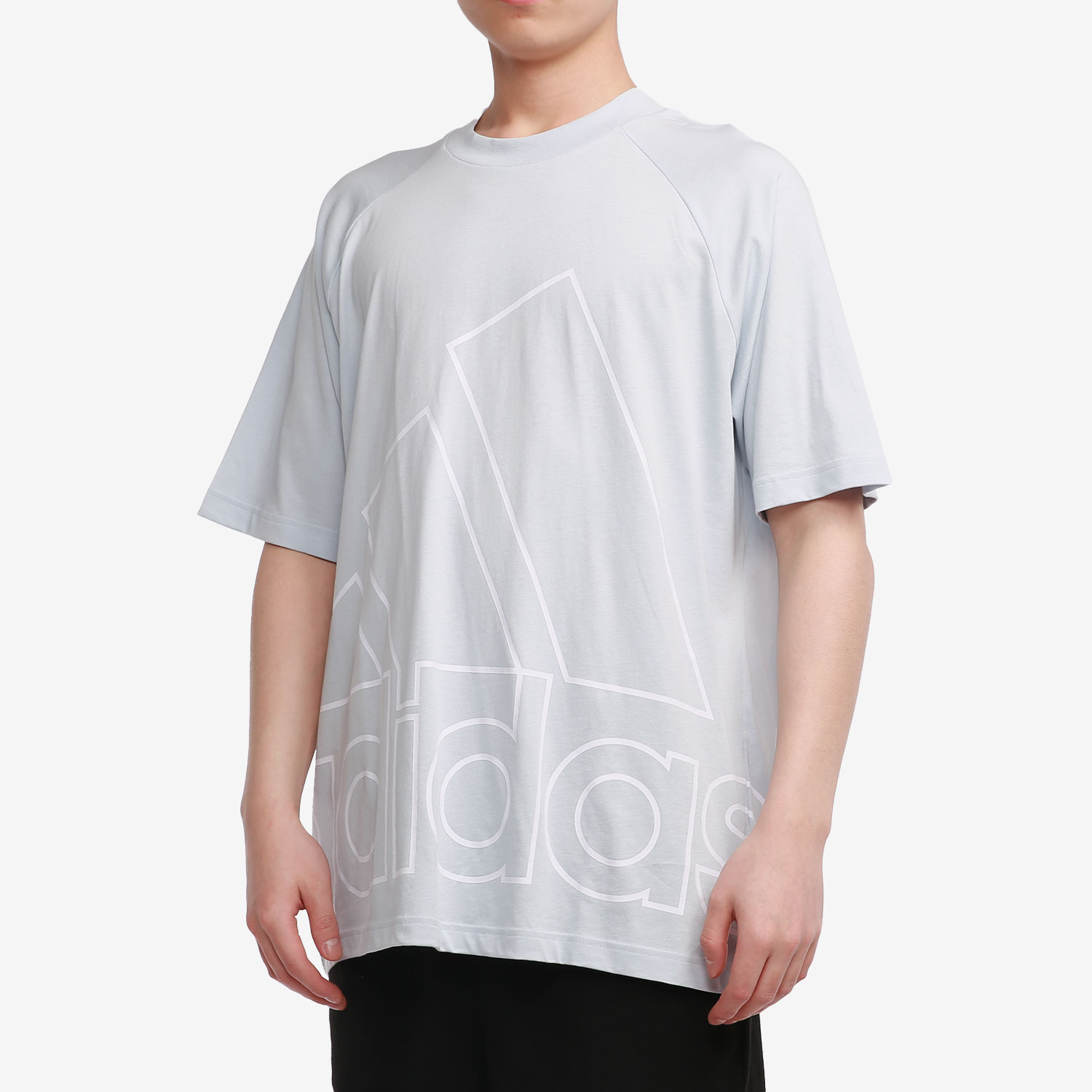 Мужская футболка adidas U Big Logo T (синий) — фото 6