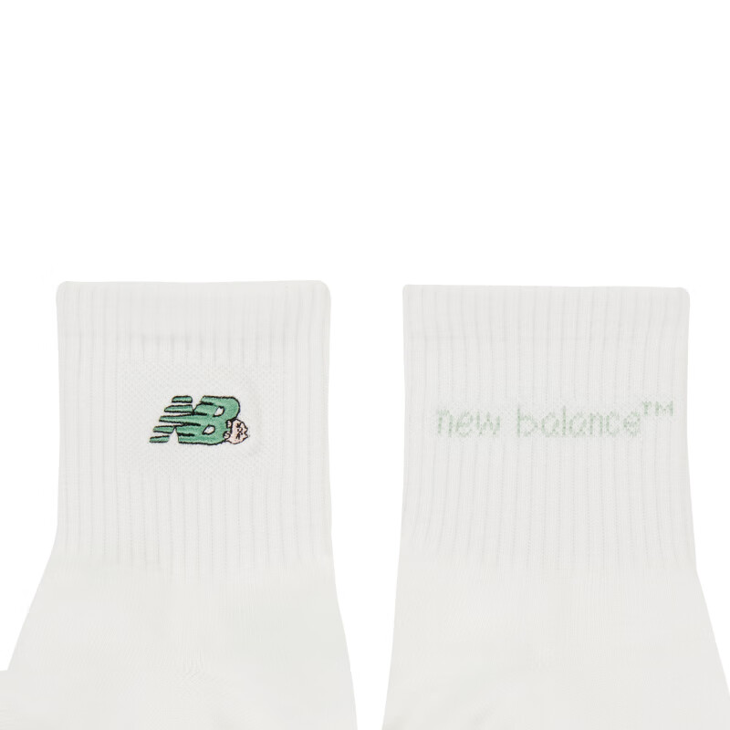 New Balance SS25 Crew Socks Unisex 1 Pack White