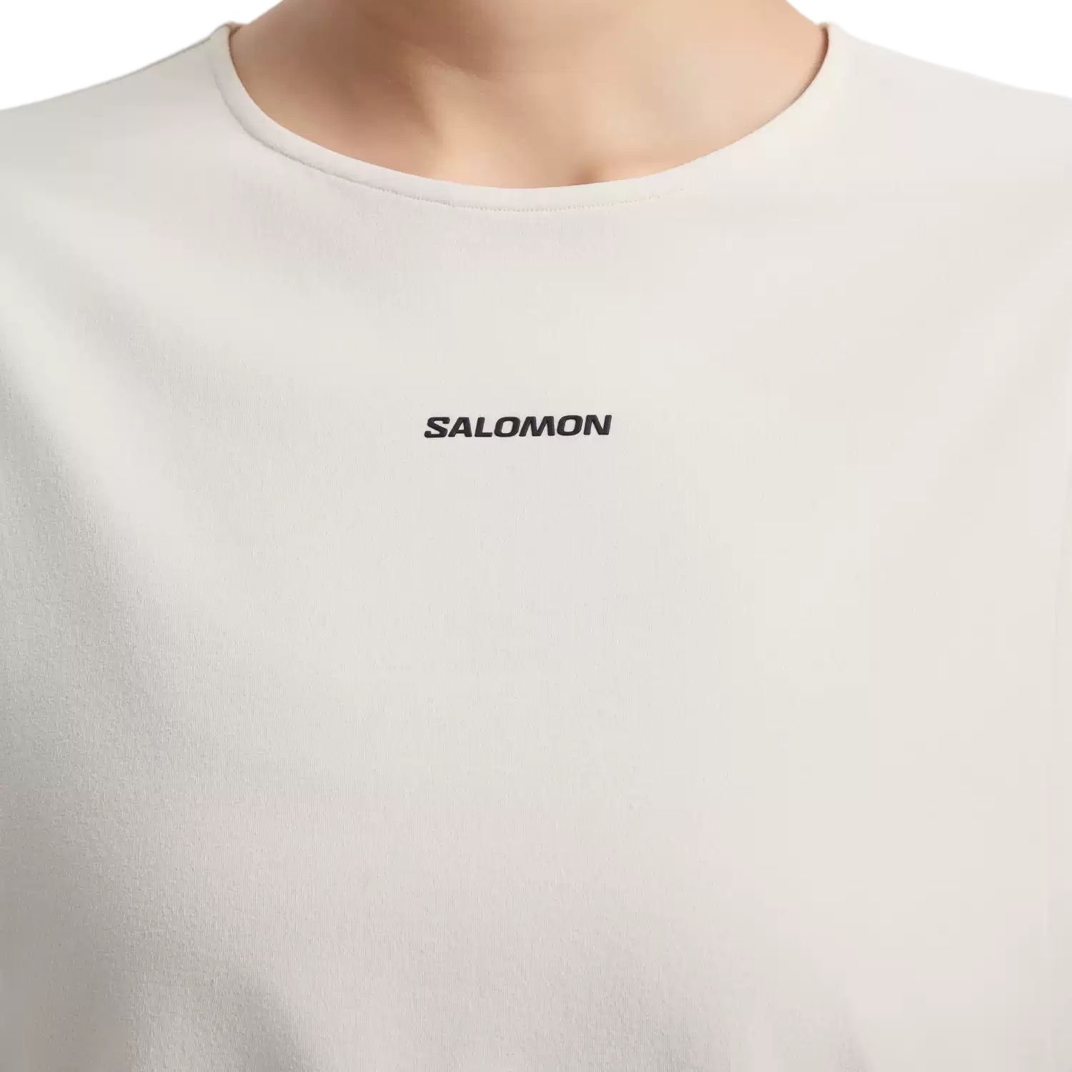 Женская футболка Salomon PL OD TRD SS TEE W T (бежевый) — фото 5