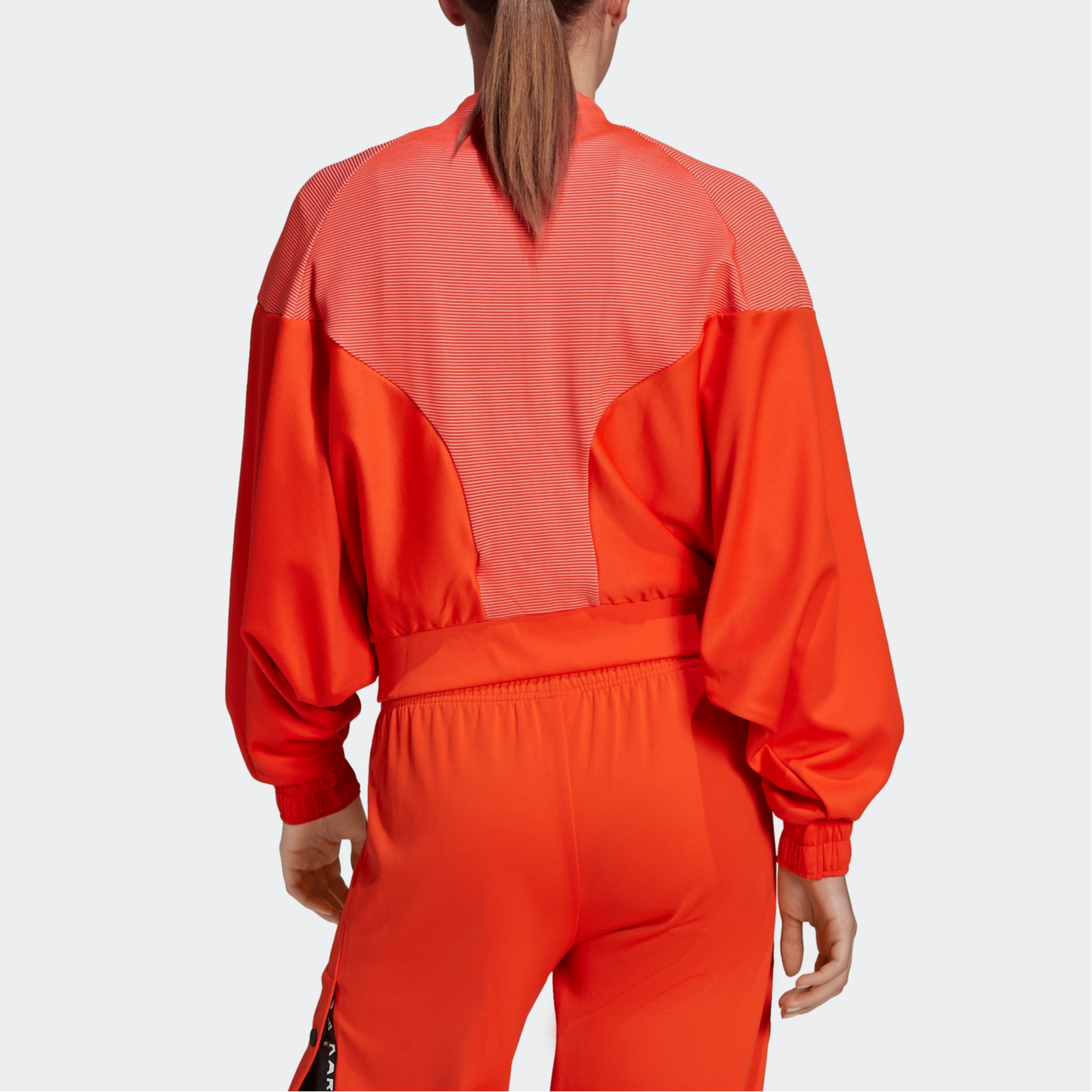 Женские куртка adidas Cover up (оранжево-черный) — фото 6