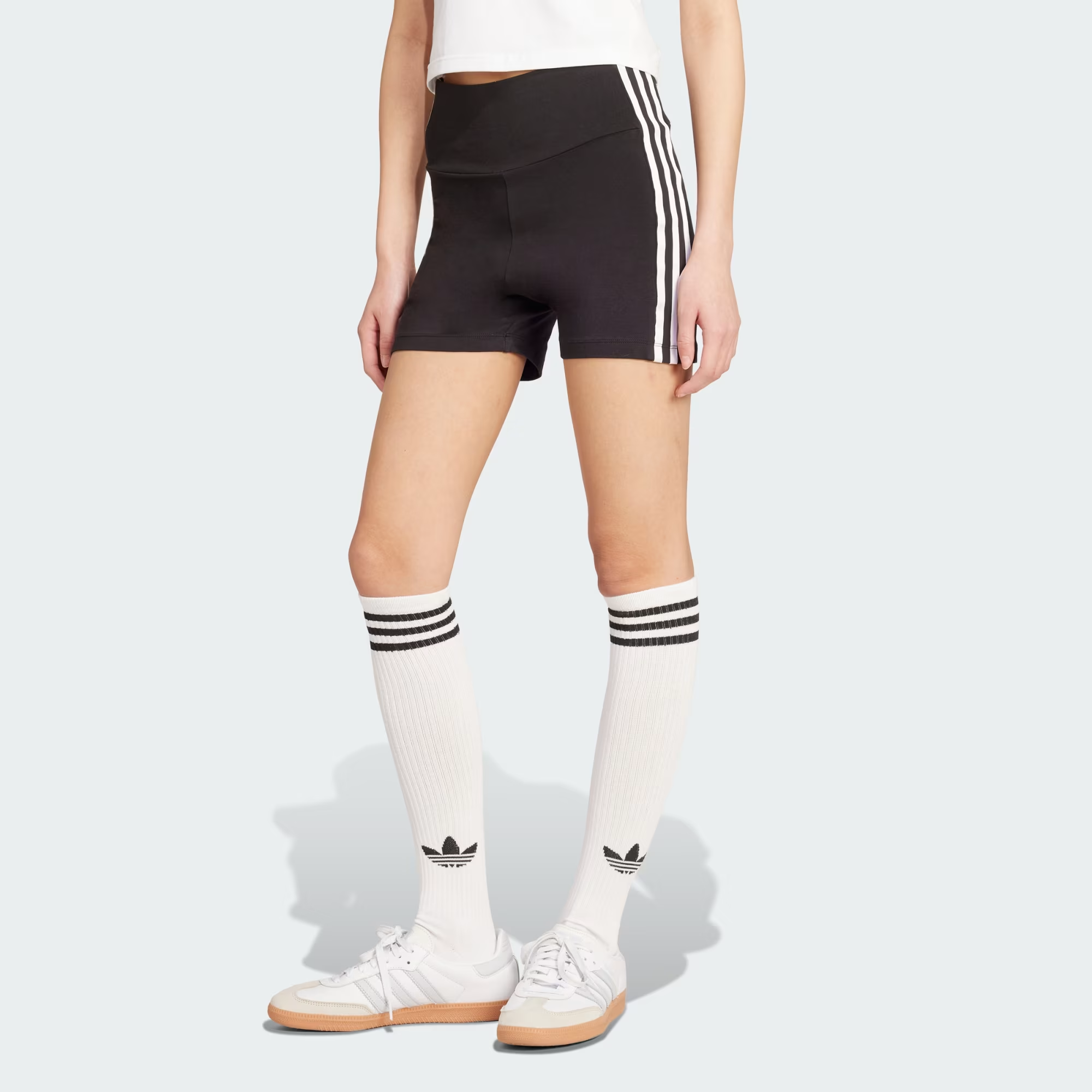 Adidas Originals Adicolor 3 Stripes Booty Shorts Co